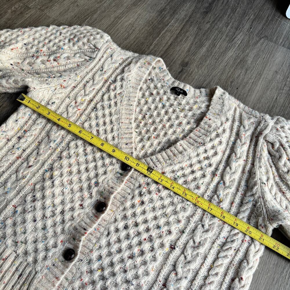 Rails Isla Cardigan Cream Confetti Large - Picture 10 of 10